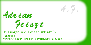 adrian feiszt business card